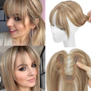Women Human Hair Topper – Options Custom