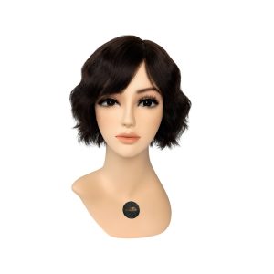 WIG08 SERENA – Natural Curly Pixie Cut Wig Made with Human Hair