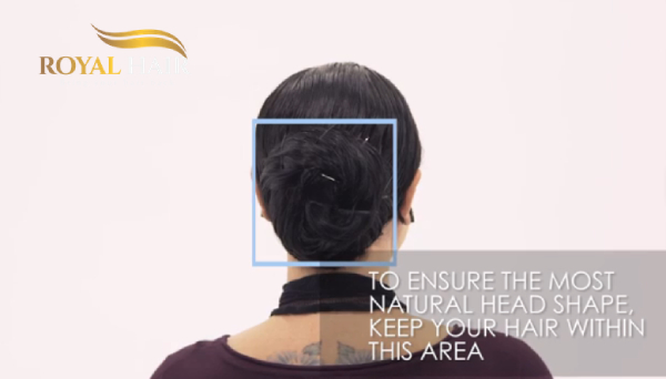 One way to tie your hair for reference