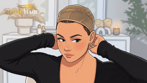 Apply the Wig Cap Foundation