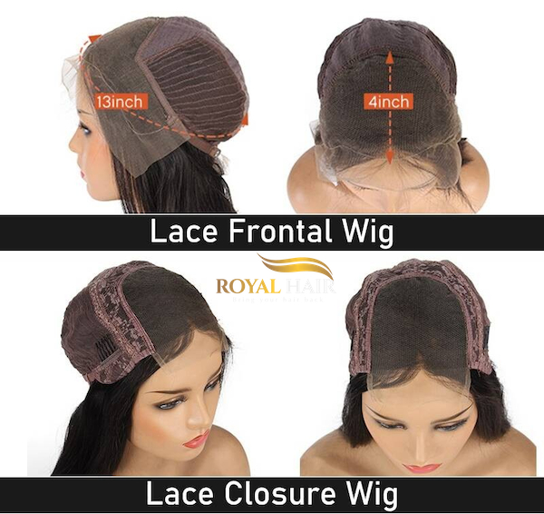 Main differences between a Lace Closure Wig and a Lace Frontal Wig