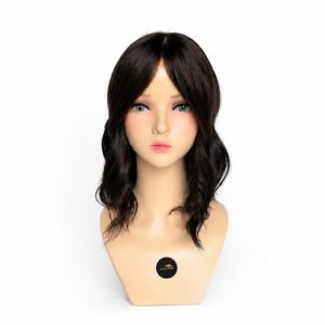 WIG18 CAMELLIA – Premium Human Hair Bob Wig, French Draw Body Wave Design