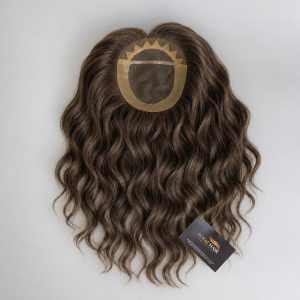 TOP29 FLORA - 7.5x8" Lace Front Mono Topper, Natural Hairline Solution, Hair Length 35-40cm