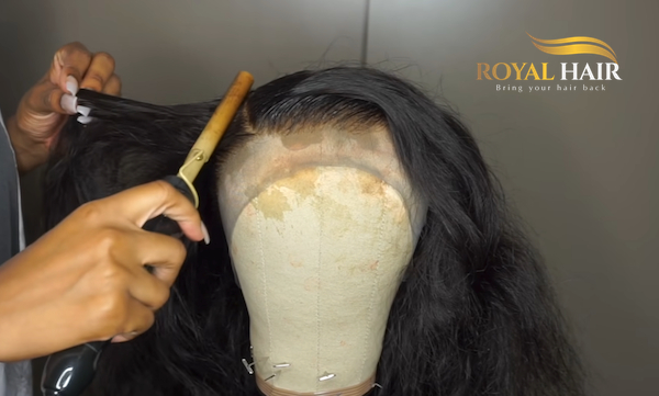 Mold and hot press the unit
