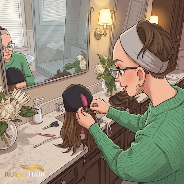 How to Take In the Perimeter of Your Wig Cap