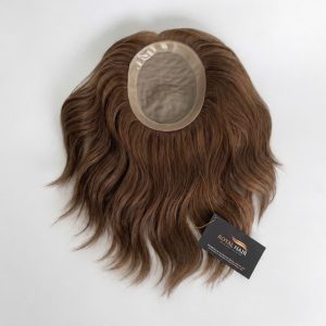 TOP28 JASMINE- Luxury Lace Hair Topper Size 6x8", 125% Medium Density, Hair Length 25-30cm
